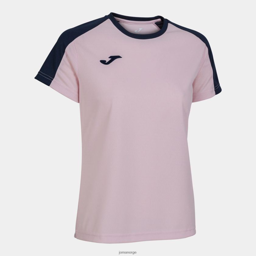 nei Joma skjorte kortermet økomesterskap rosa marineblå FBD0T02374 kvinner