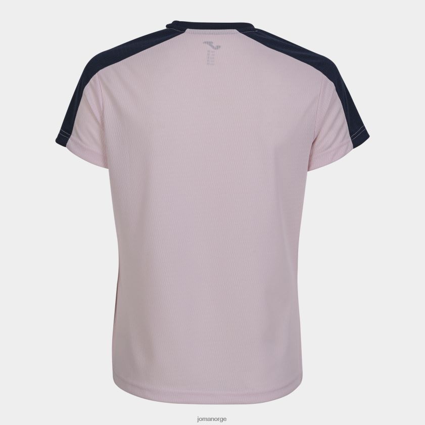 nei Joma skjorte kortermet økomesterskap rosa marineblå FBD0T02374 kvinner