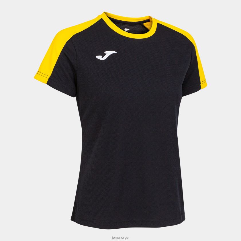 nei Joma skjorte kortermet økomesterskap svart gul FBD0T04003 kvinner