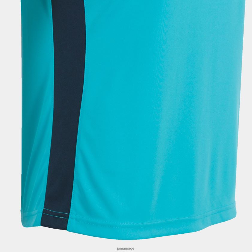 nei Joma skjorte kortermet mesterskap vi fluorescerende turkis marineblå FBD0T02659 kvinner