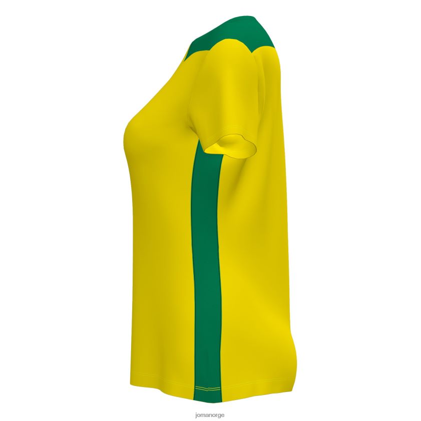 nei Joma skjorte kortermet mesterskap vi gul-grønn FBD0T03616 kvinner