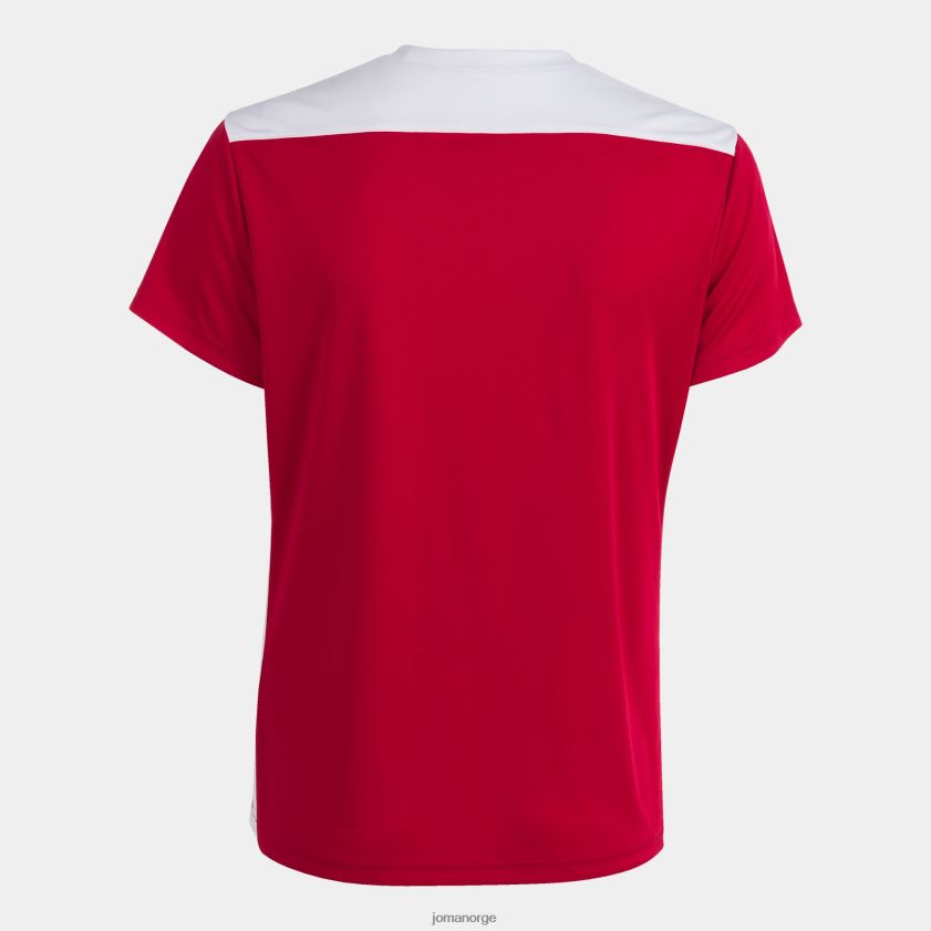 nei Joma skjorte kortermet mesterskap vi rød Hvit FBD0T01898 kvinner