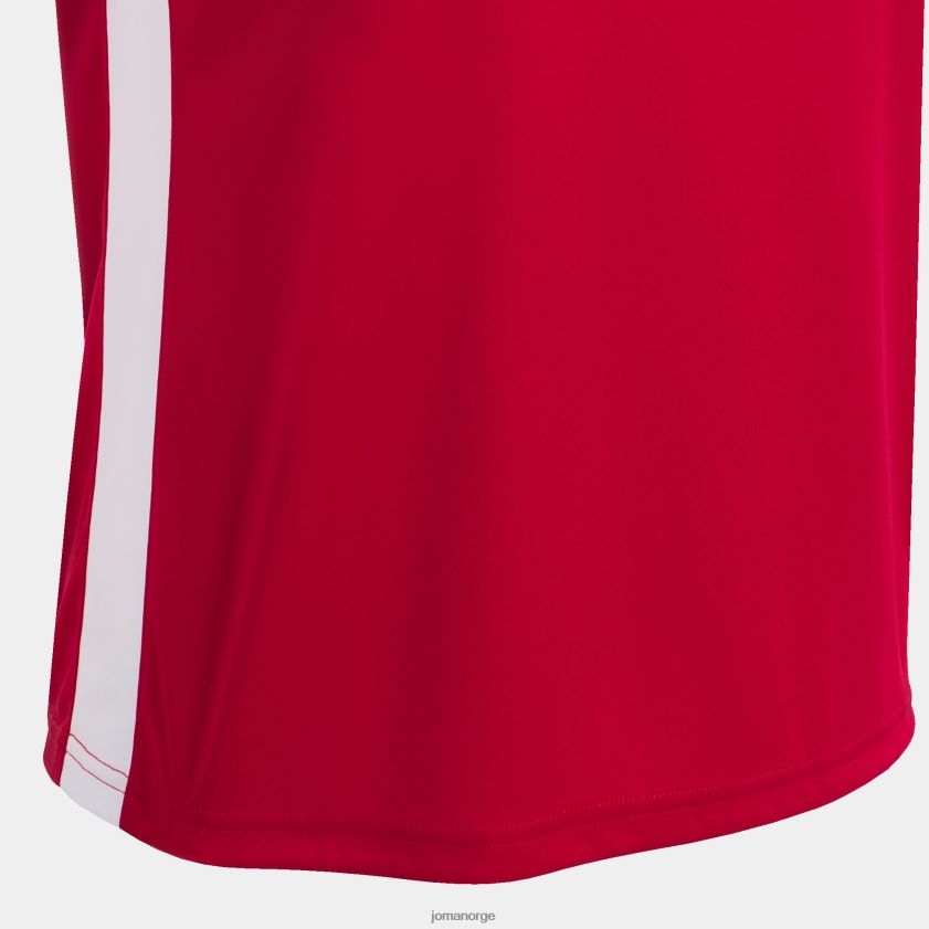 nei Joma skjorte kortermet mesterskap vi rød Hvit FBD0T01898 kvinner