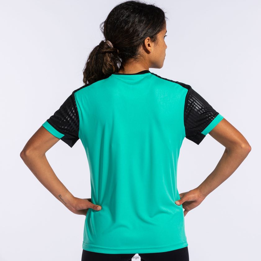 nei Joma skjorte kortermet montreal grønn svart FBD0T03712 kvinner