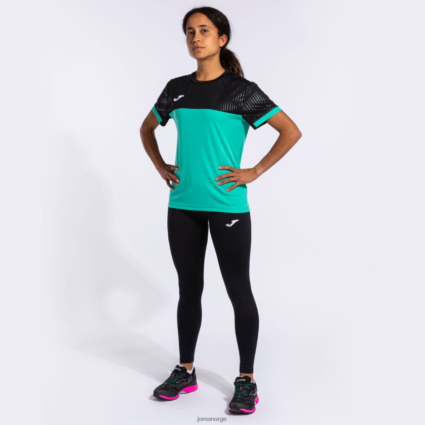nei Joma skjorte kortermet montreal grønn svart FBD0T03712 kvinner