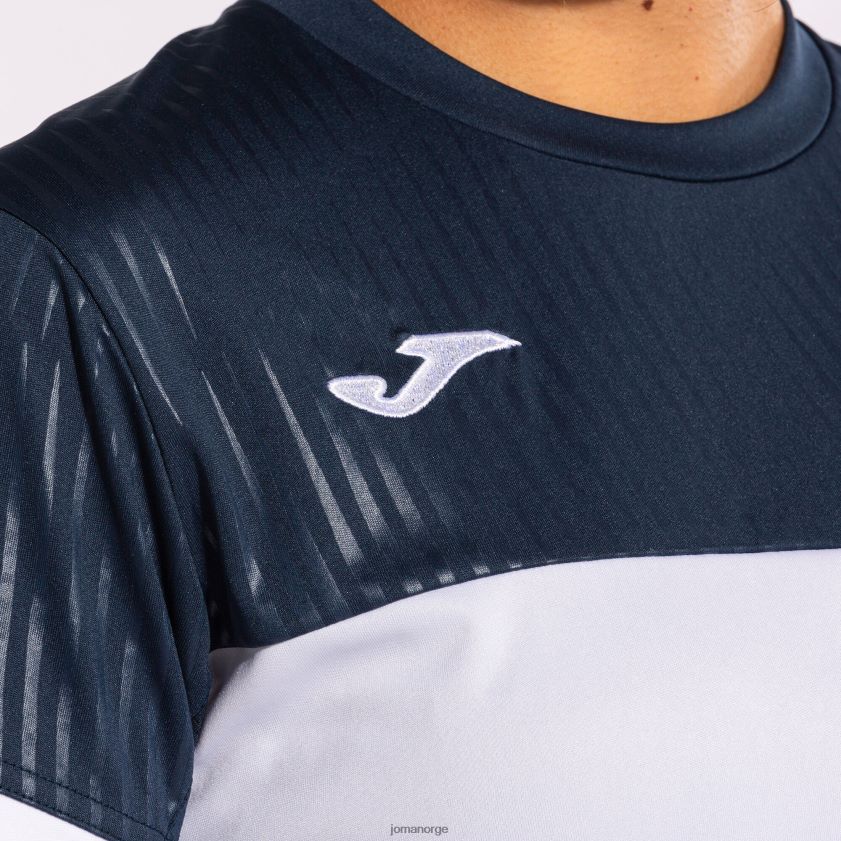 nei Joma skjorte kortermet montreal hvit marineblå FBD0T02587 kvinner
