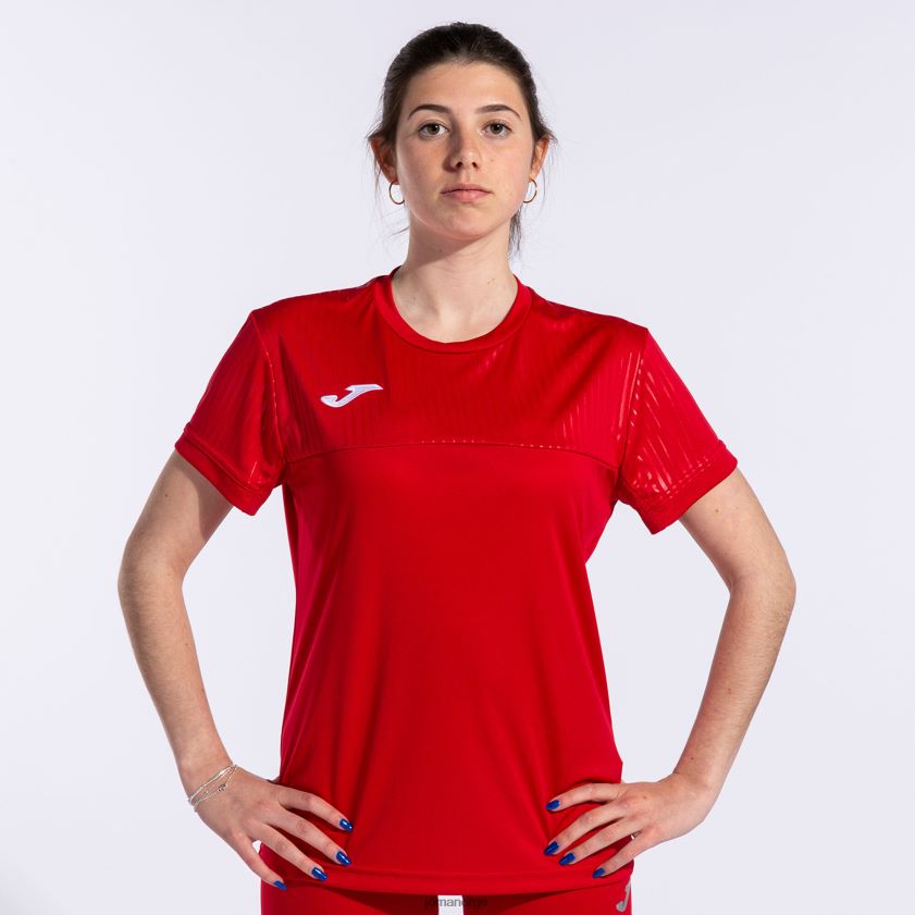 nei Joma skjorte kortermet montreal rød FBD0T02083 kvinner