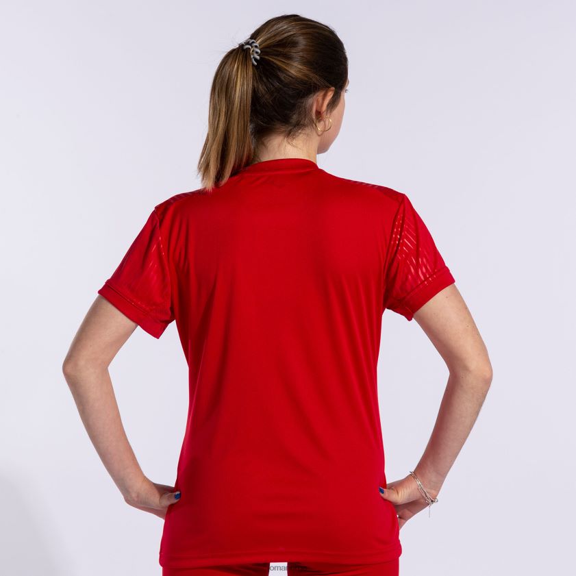 nei Joma skjorte kortermet montreal rød FBD0T02083 kvinner