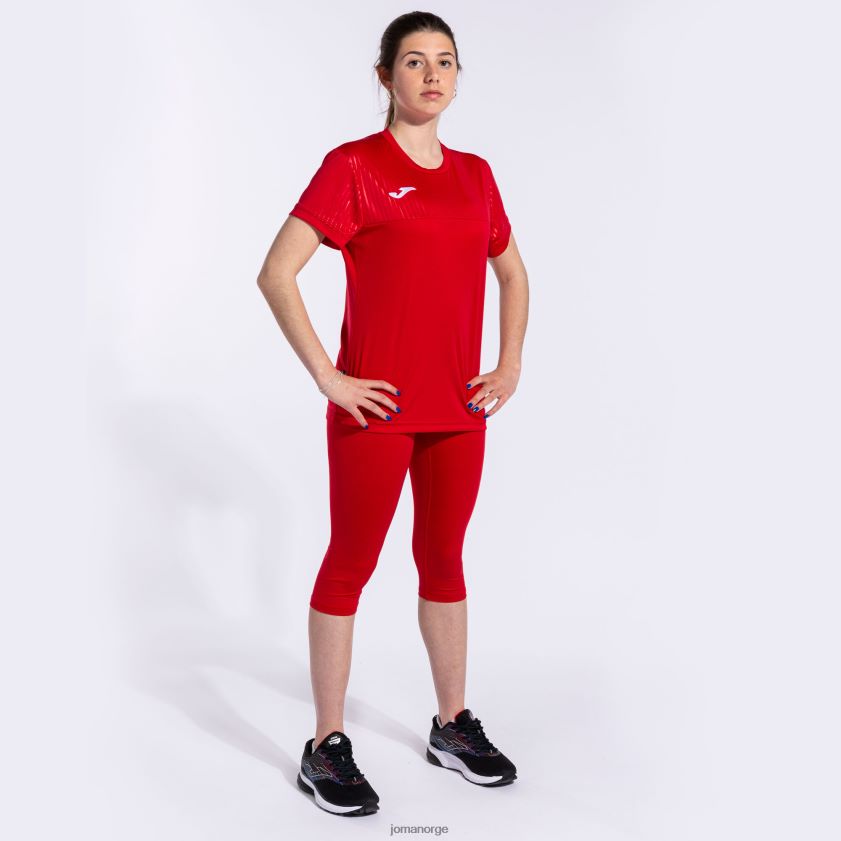 nei Joma skjorte kortermet montreal rød FBD0T02083 kvinner
