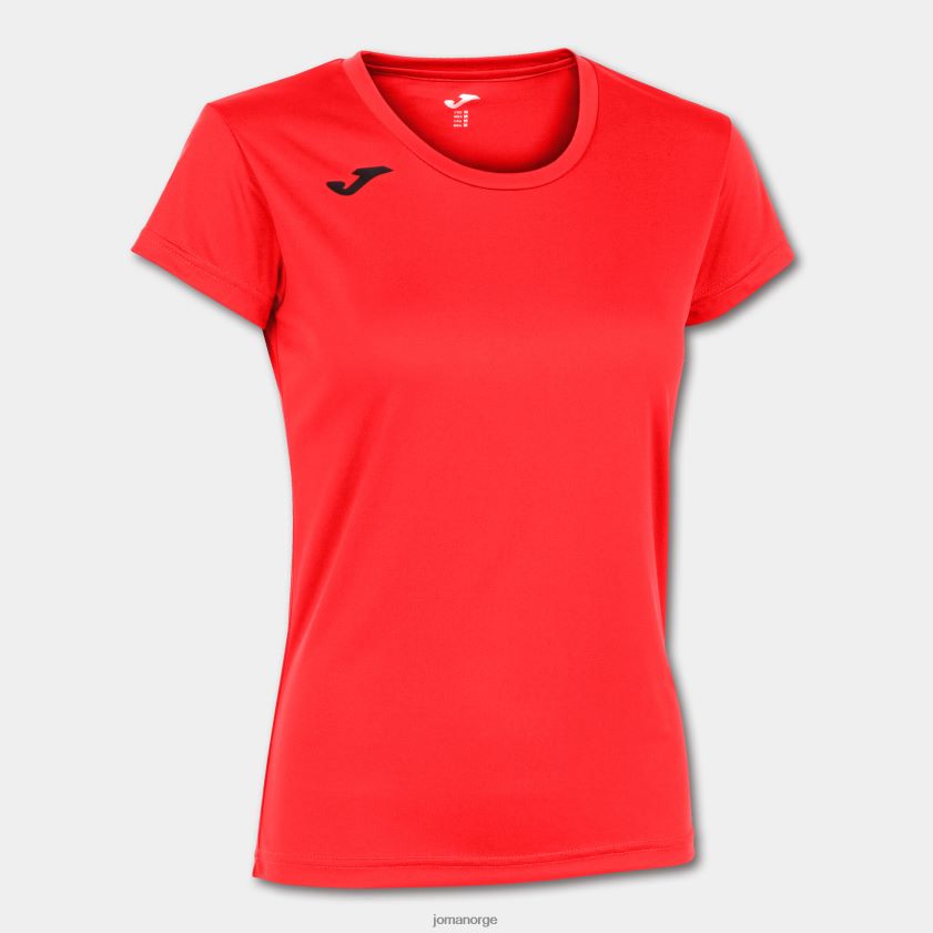 nei Joma skjorte kortermet plate ii fluorescerende koraller FBD0T01700 kvinner
