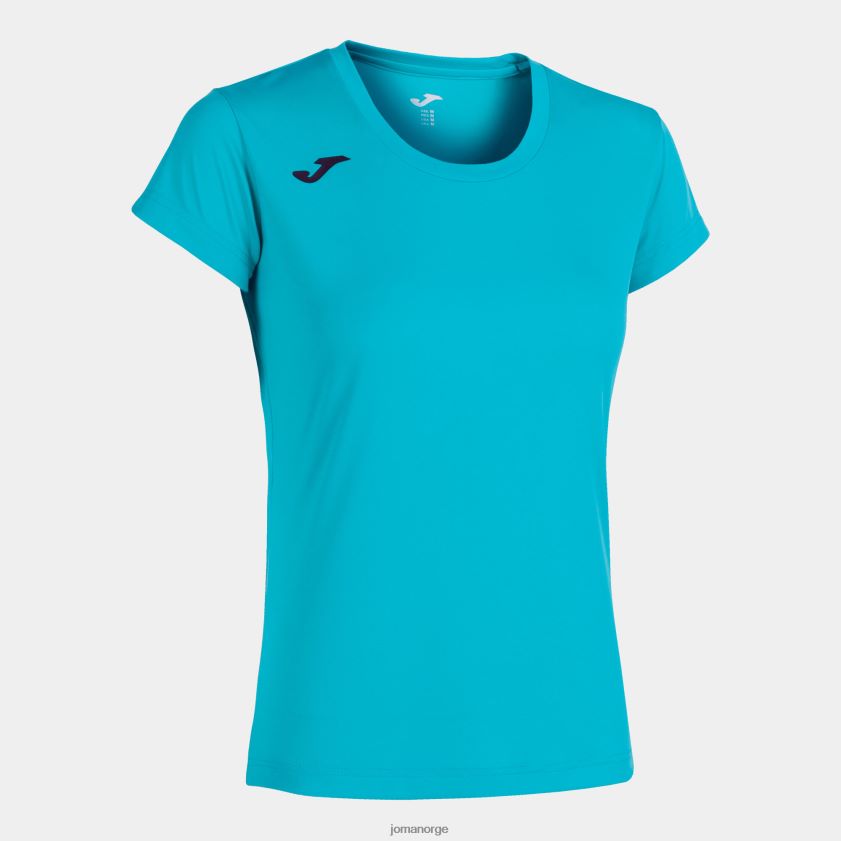 nei Joma skjorte kortermet plate ii fluorescerende turkis FBD0T04042 kvinner
