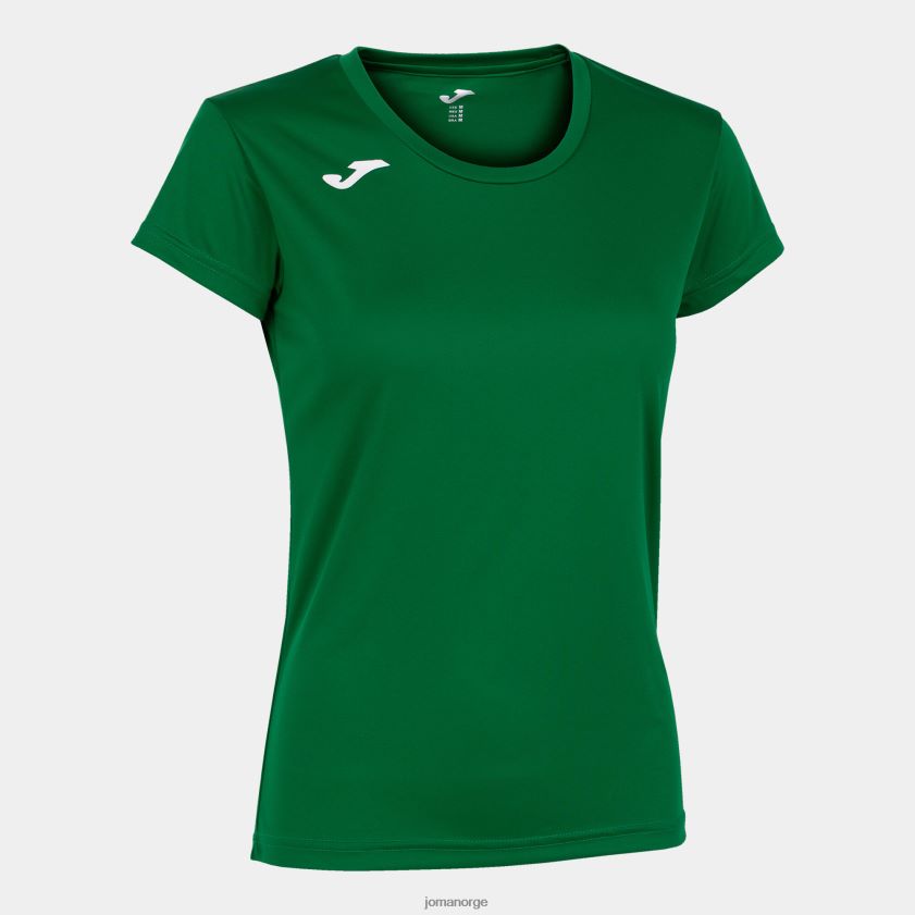 nei Joma skjorte kortermet plate ii grønn FBD0T02110 kvinner