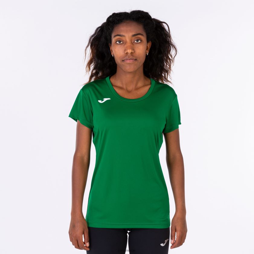 nei Joma skjorte kortermet plate ii grønn FBD0T02110 kvinner