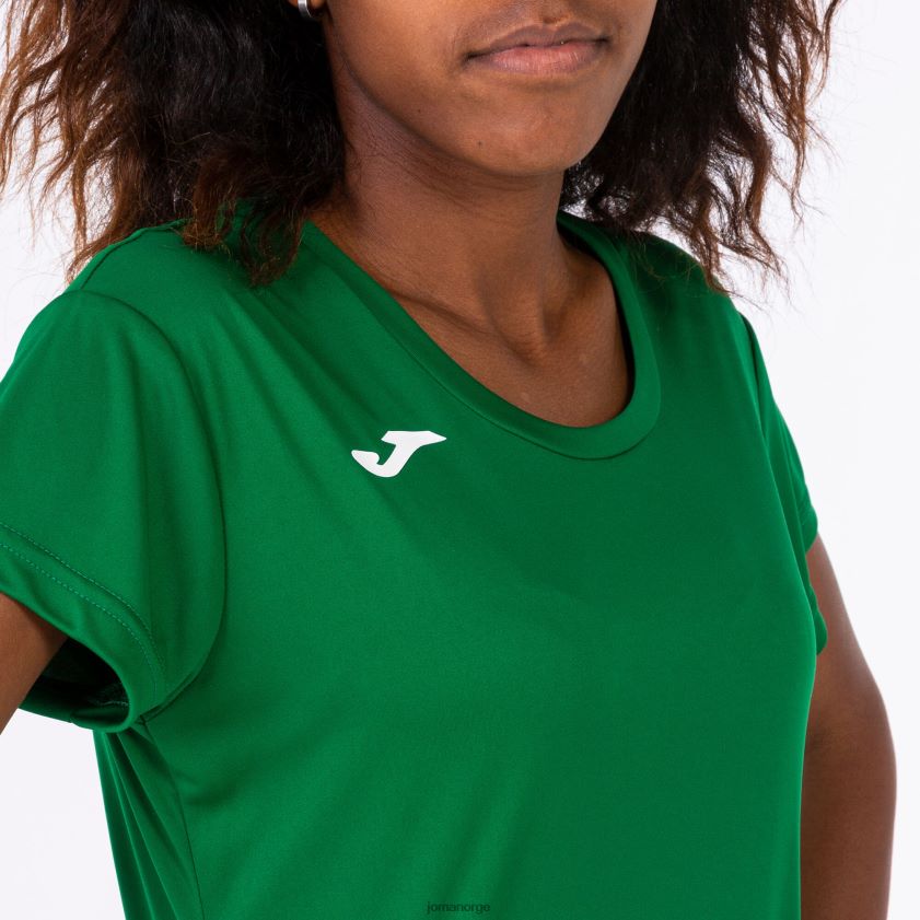 nei Joma skjorte kortermet plate ii grønn FBD0T02110 kvinner