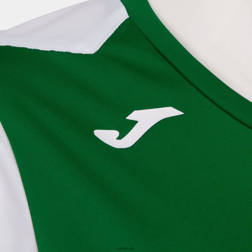 nei Joma skjorte kortermet plate ii grønn hvit FBD0T03893 kvinner