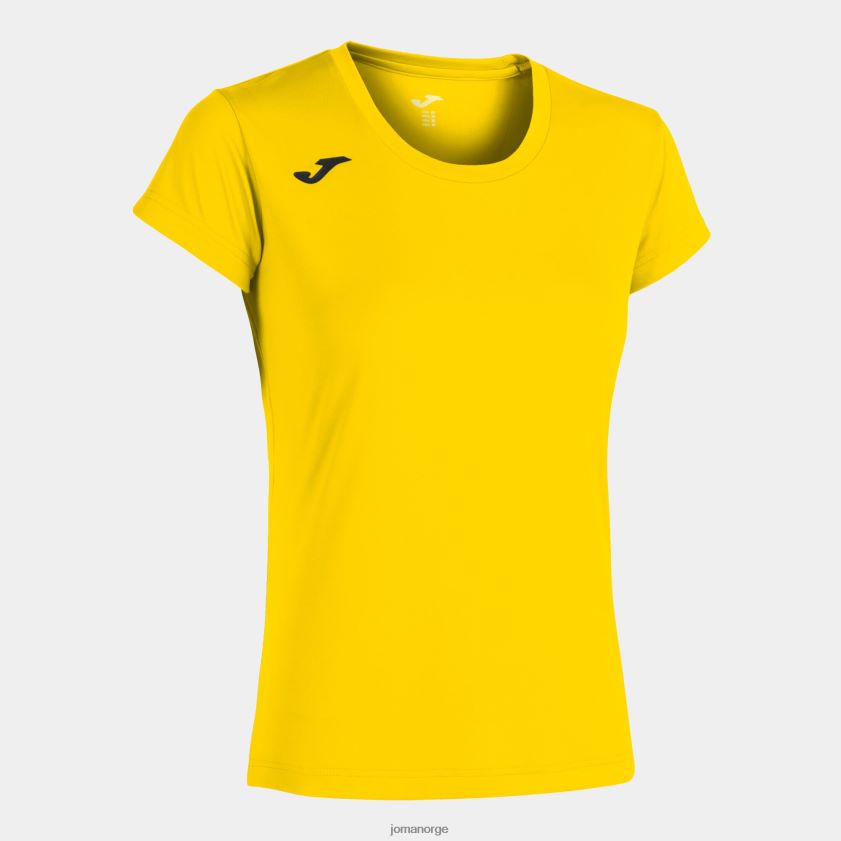 nei Joma skjorte kortermet plate ii gul FBD0T02484 kvinner