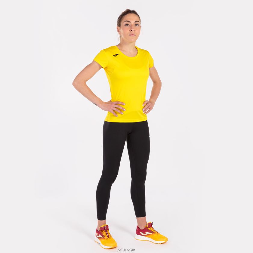 nei Joma skjorte kortermet plate ii gul FBD0T02484 kvinner