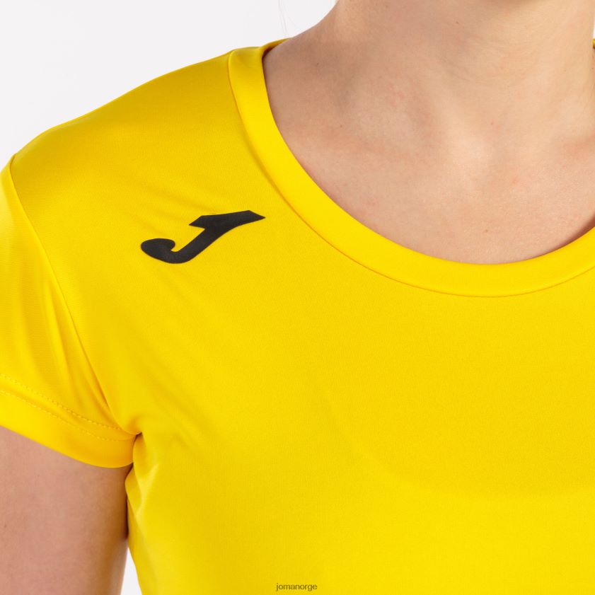 nei Joma skjorte kortermet plate ii gul FBD0T02484 kvinner