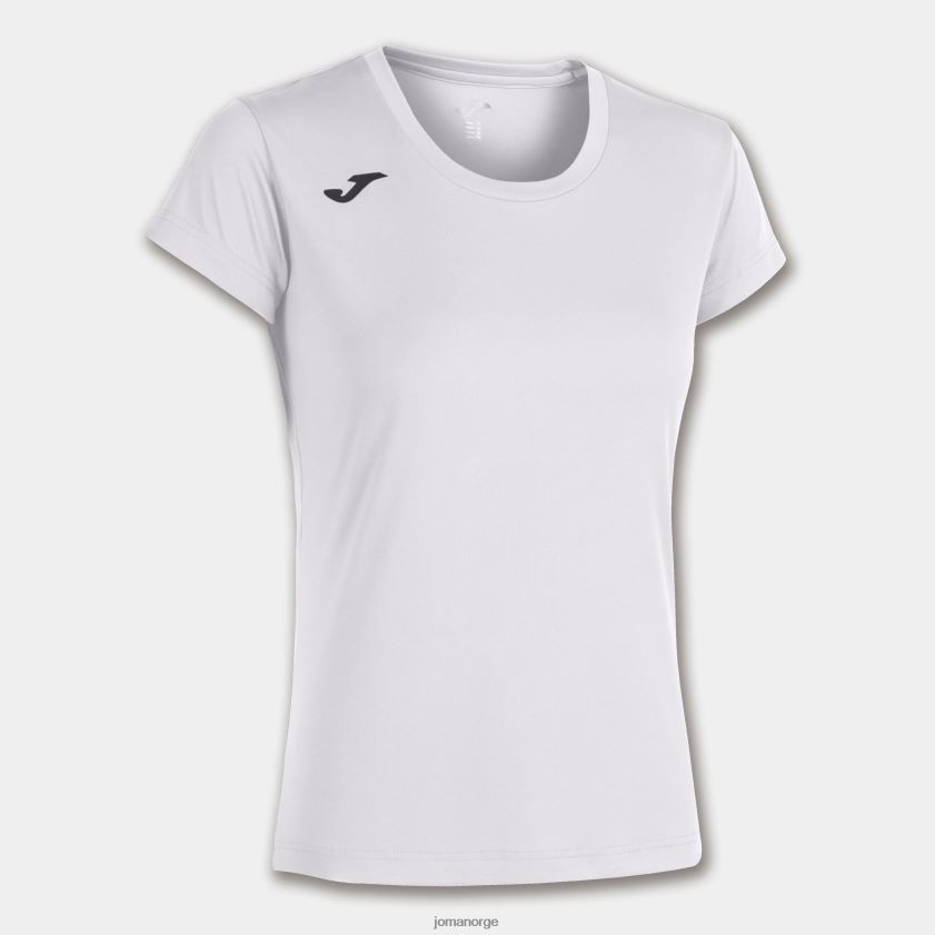 nei Joma skjorte kortermet plate ii hvit FBD0T01634 kvinner