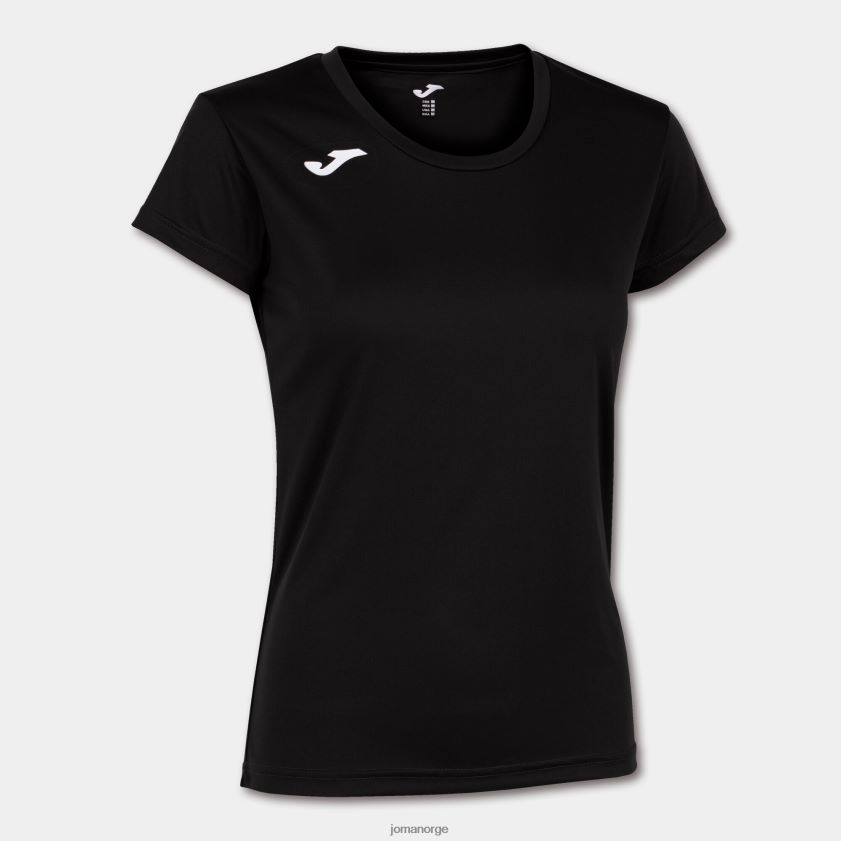 nei Joma skjorte kortermet plate ii svart FBD0T02127 kvinner