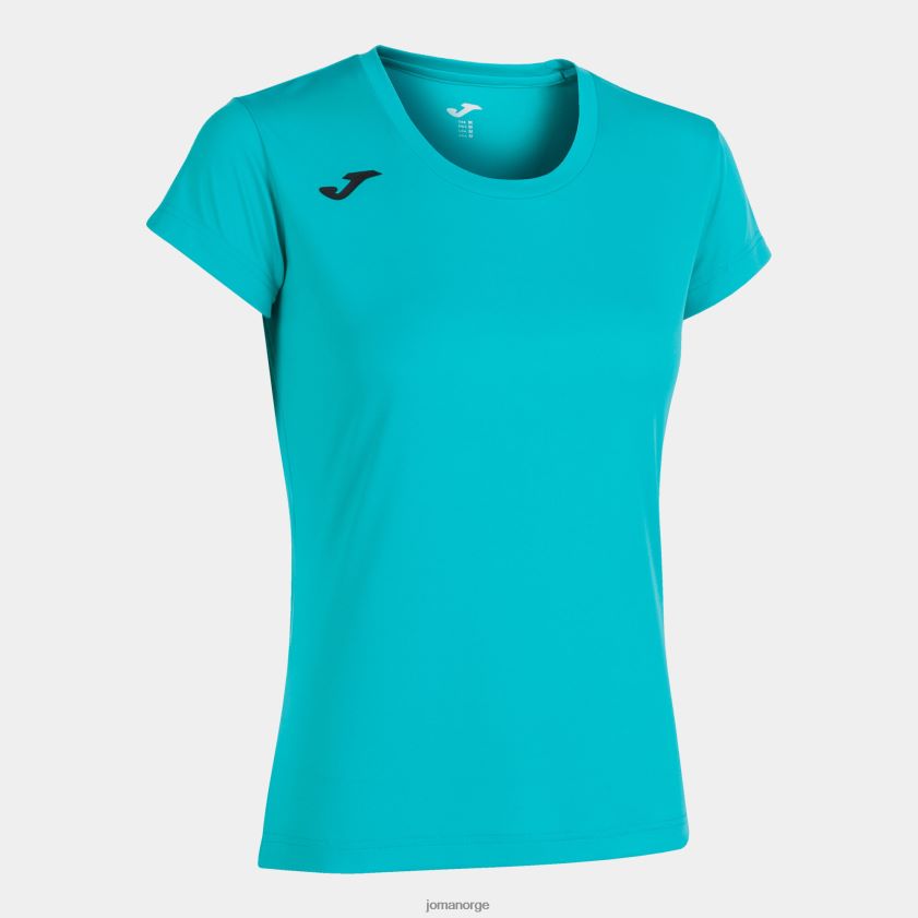 nei Joma skjorte kortermet plate ii turkis FBD0T03613 kvinner