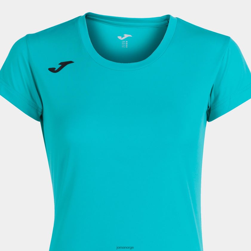 nei Joma skjorte kortermet plate ii turkis FBD0T03613 kvinner