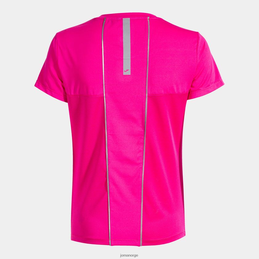 nei Joma skjorte kortermet r-natt rosa FBD0T02147 kvinner