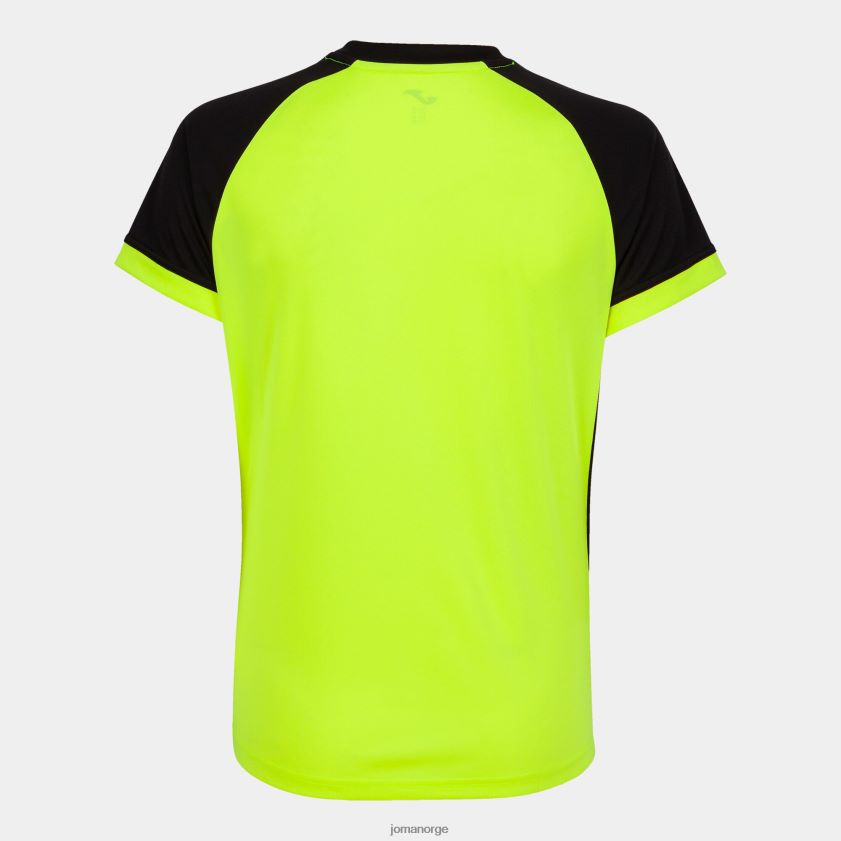 nei Joma skjorte kortermet supernova ii fluorescerende gul svart FBD0T01627 kvinner