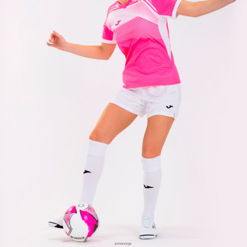 nei Joma skjorte kortermet supernova ii fluorescerende rosa hvit FBD0T03700 kvinner