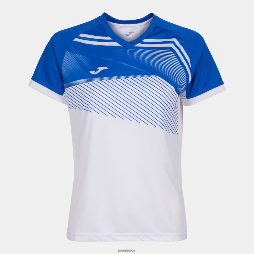 nei Joma skjorte kortermet supernova ii hvit kongeblå FBD0T03659 kvinner