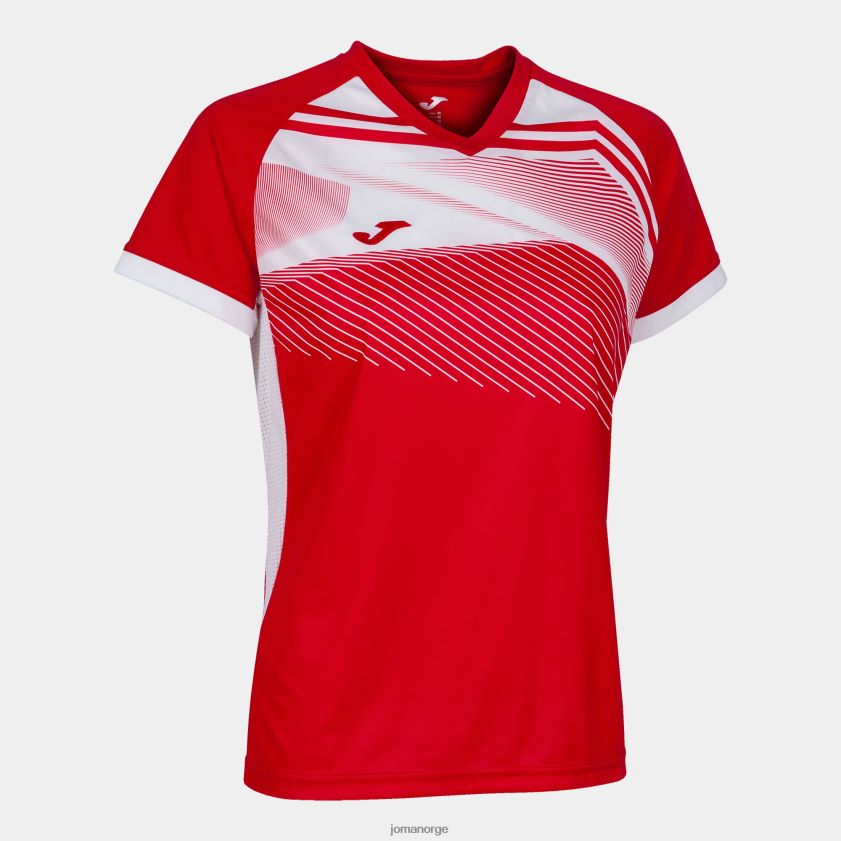 nei Joma skjorte kortermet supernova ii rød Hvit FBD0T02098 kvinner