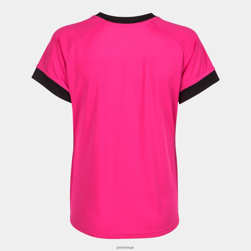 nei Joma skjorte kortermet supernova iii fluorescerende rosa svart FBD0T02199 kvinner