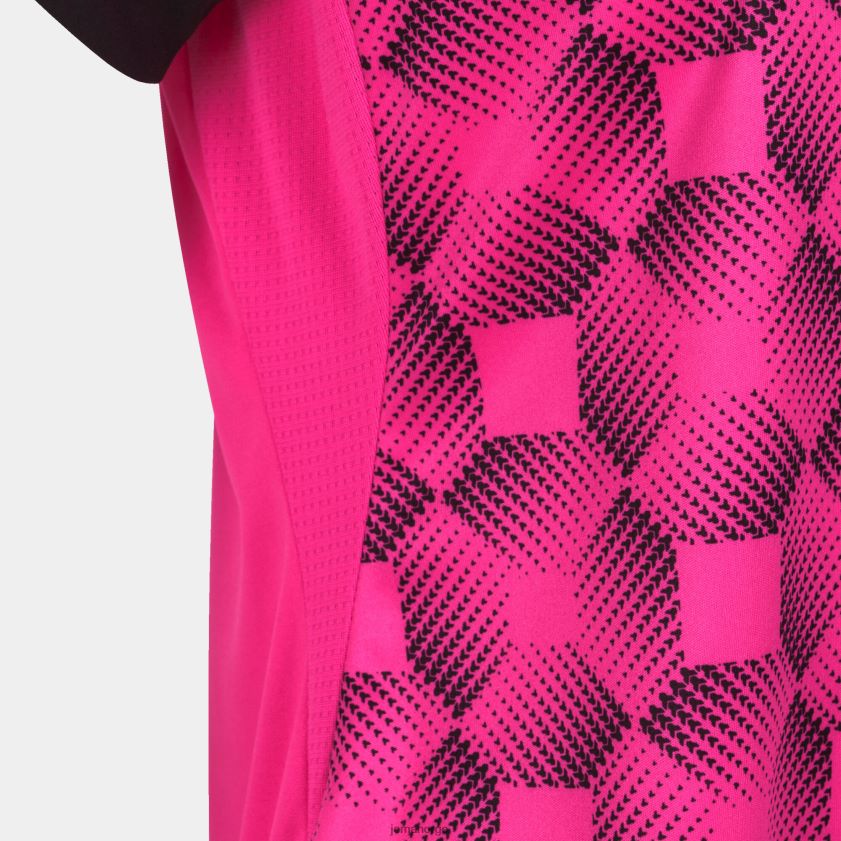 nei Joma skjorte kortermet supernova iii fluorescerende rosa svart FBD0T02199 kvinner