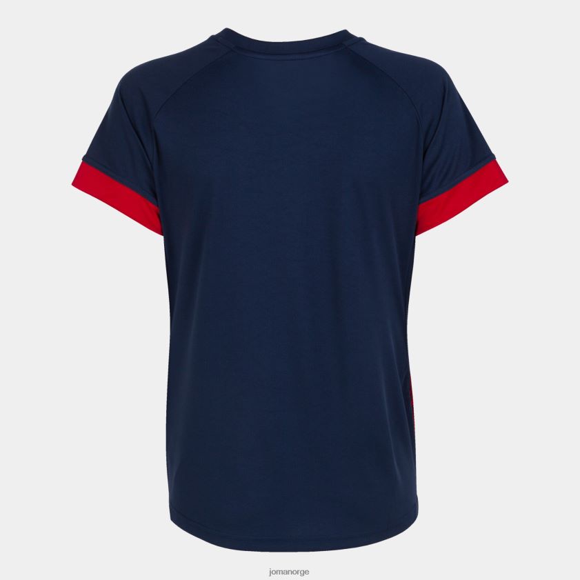 nei Joma skjorte kortermet supernova iii marineblå rød FBD0T02201 kvinner