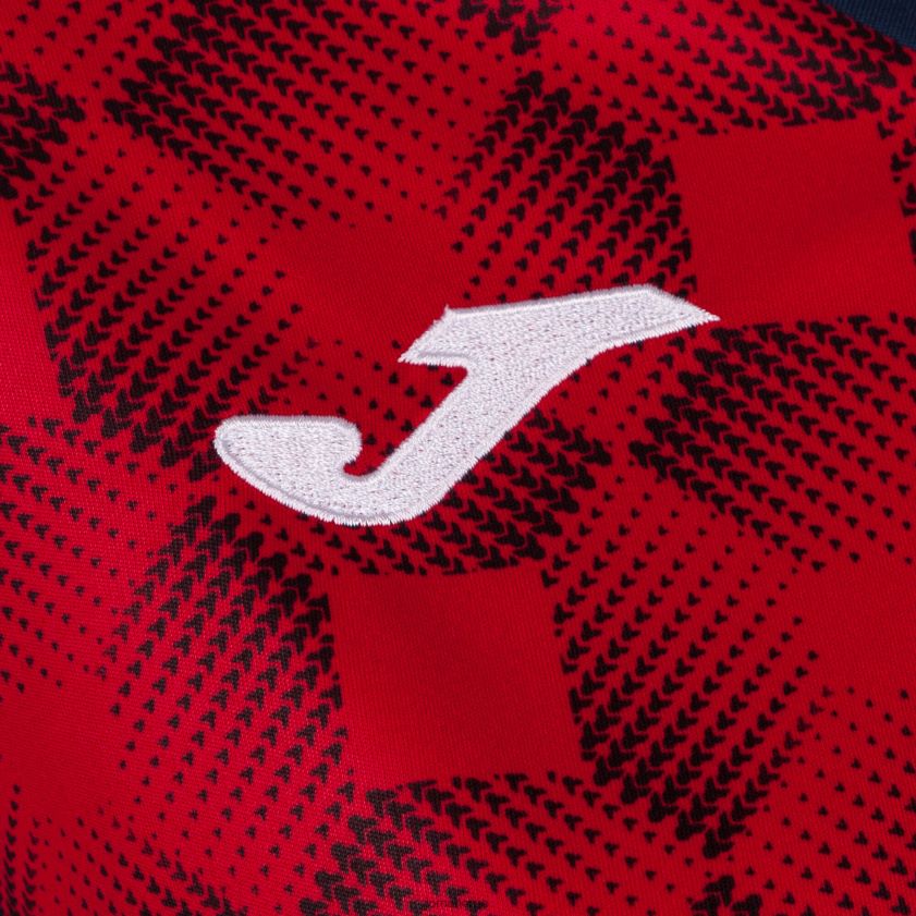 nei Joma skjorte kortermet supernova iii marineblå rød FBD0T02201 kvinner