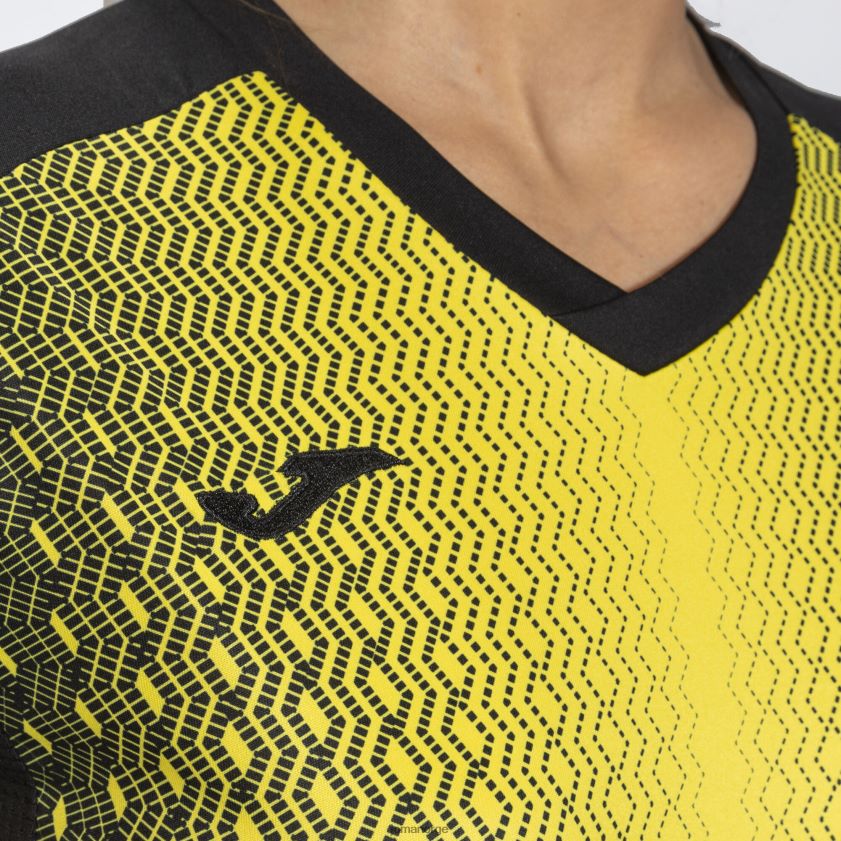 nei Joma skjorte kortermet supernova svart gul FBD0T02561 kvinner