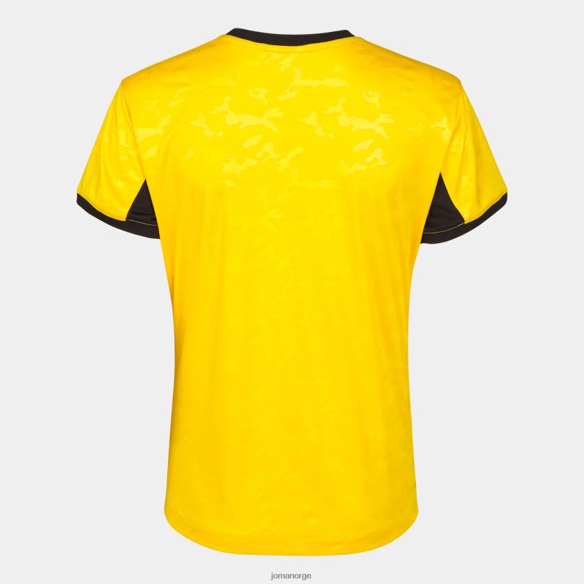 nei Joma skjorte kortermet toletum ii gul svart FBD0T01682 kvinner