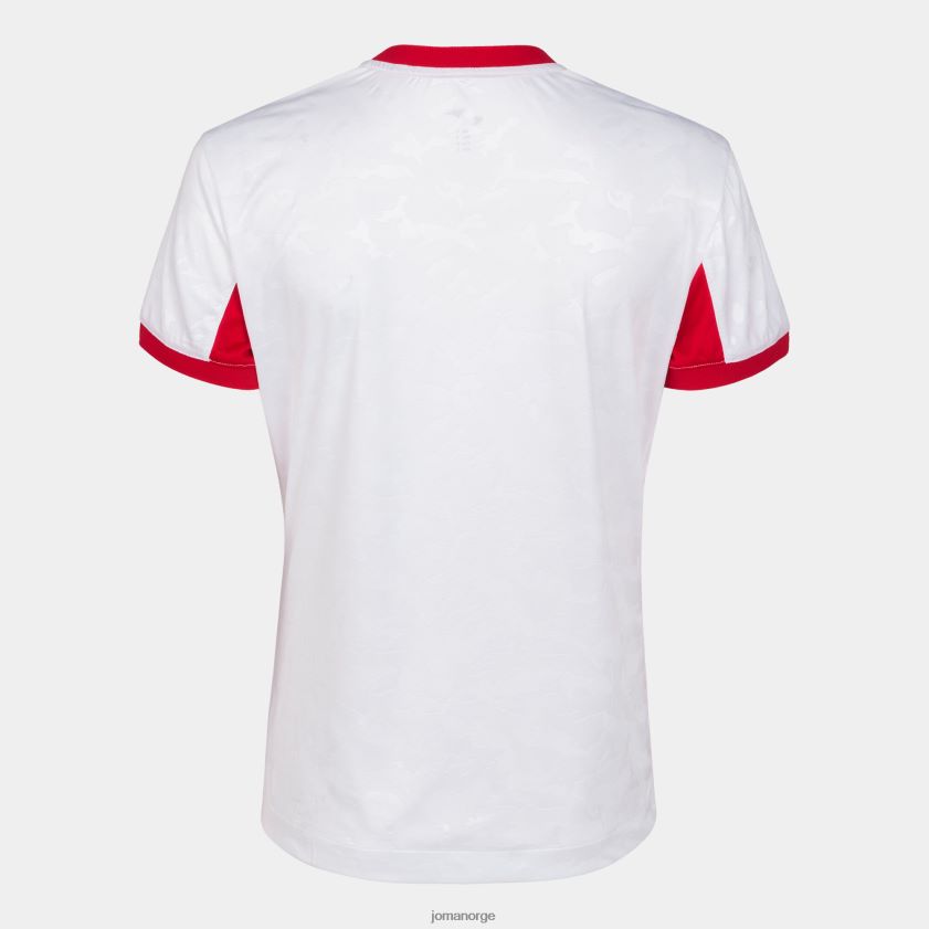 nei Joma skjorte kortermet toletum ii hvit rød FBD0T03626 kvinner