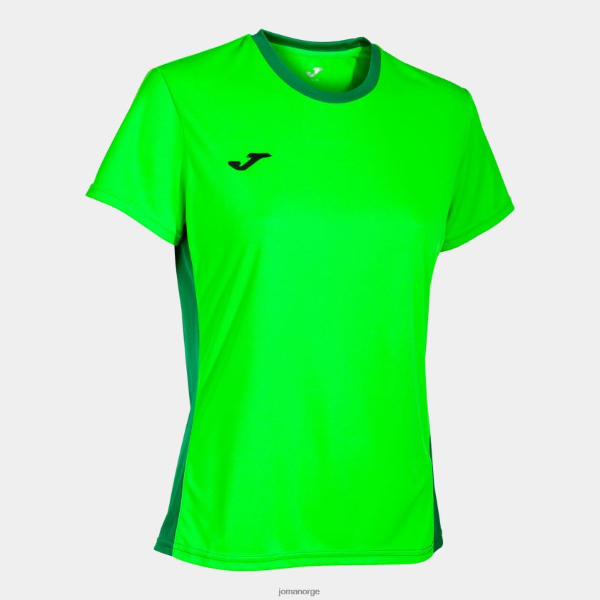 nei Joma skjorte kortermet vinner ii fluorescerende grønn FBD0T01694 kvinner