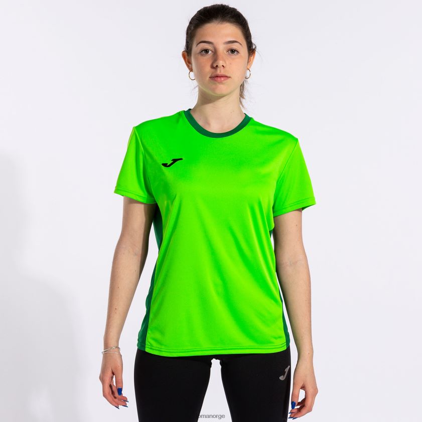 nei Joma skjorte kortermet vinner ii fluorescerende grønn FBD0T01694 kvinner