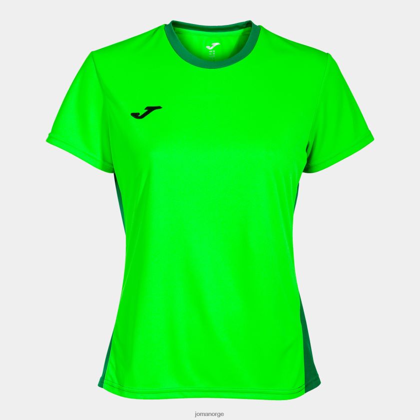 nei Joma skjorte kortermet vinner ii fluorescerende grønn FBD0T01694 kvinner
