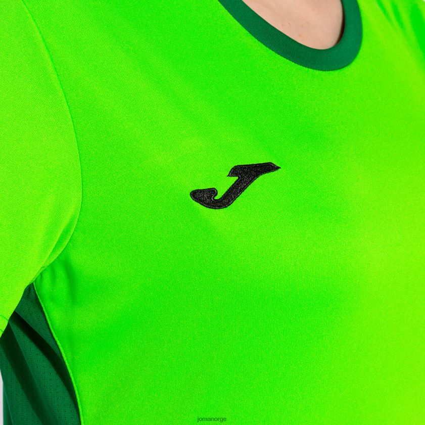 nei Joma skjorte kortermet vinner ii fluorescerende grønn FBD0T01694 kvinner