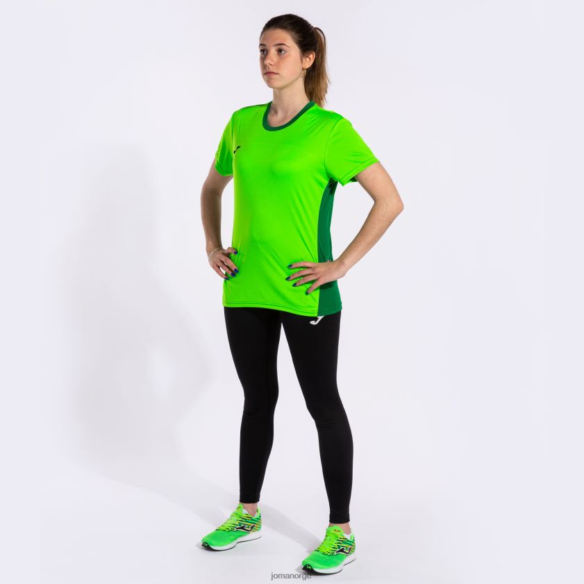 nei Joma skjorte kortermet vinner ii fluorescerende grønn FBD0T01694 kvinner