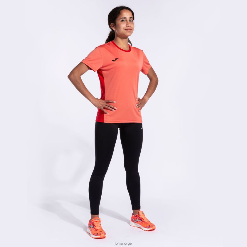 nei Joma skjorte kortermet vinner ii fluorescerende oransje FBD0T02194 kvinner