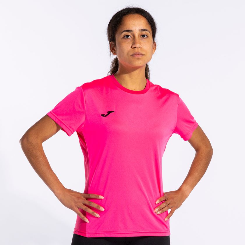 nei Joma skjorte kortermet vinner ii fluorescerende rosa FBD0T02202 kvinner