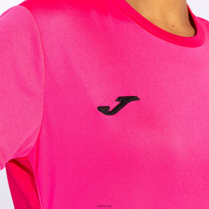 nei Joma skjorte kortermet vinner ii fluorescerende rosa FBD0T02202 kvinner