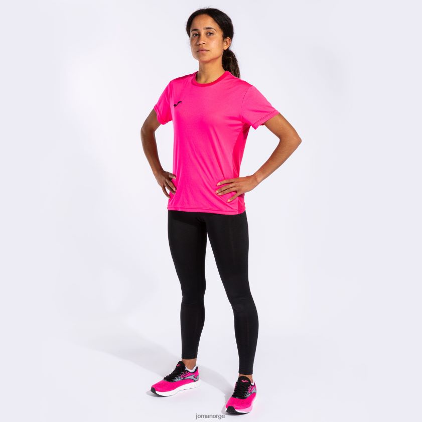nei Joma skjorte kortermet vinner ii fluorescerende rosa FBD0T02202 kvinner