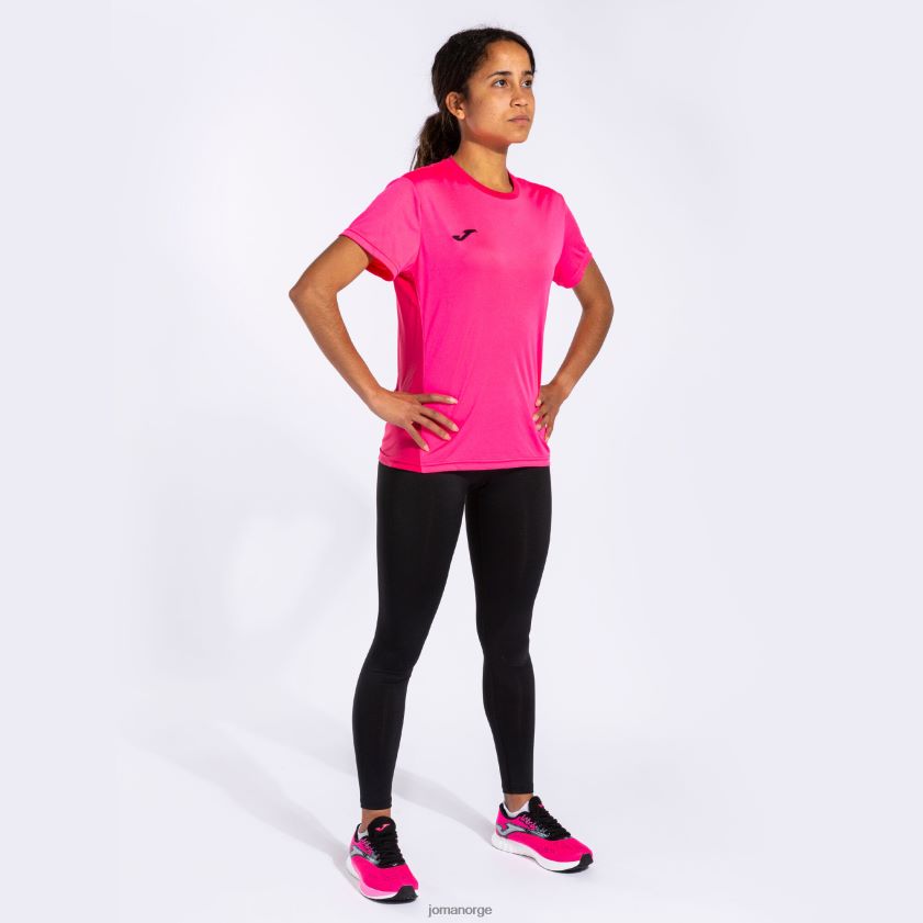 nei Joma skjorte kortermet vinner ii fluorescerende rosa FBD0T02202 kvinner
