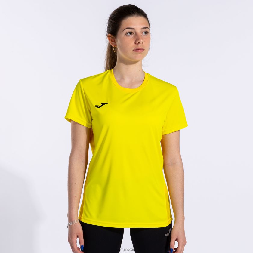 nei Joma skjorte kortermet vinner ii gul FBD0T03997 kvinner