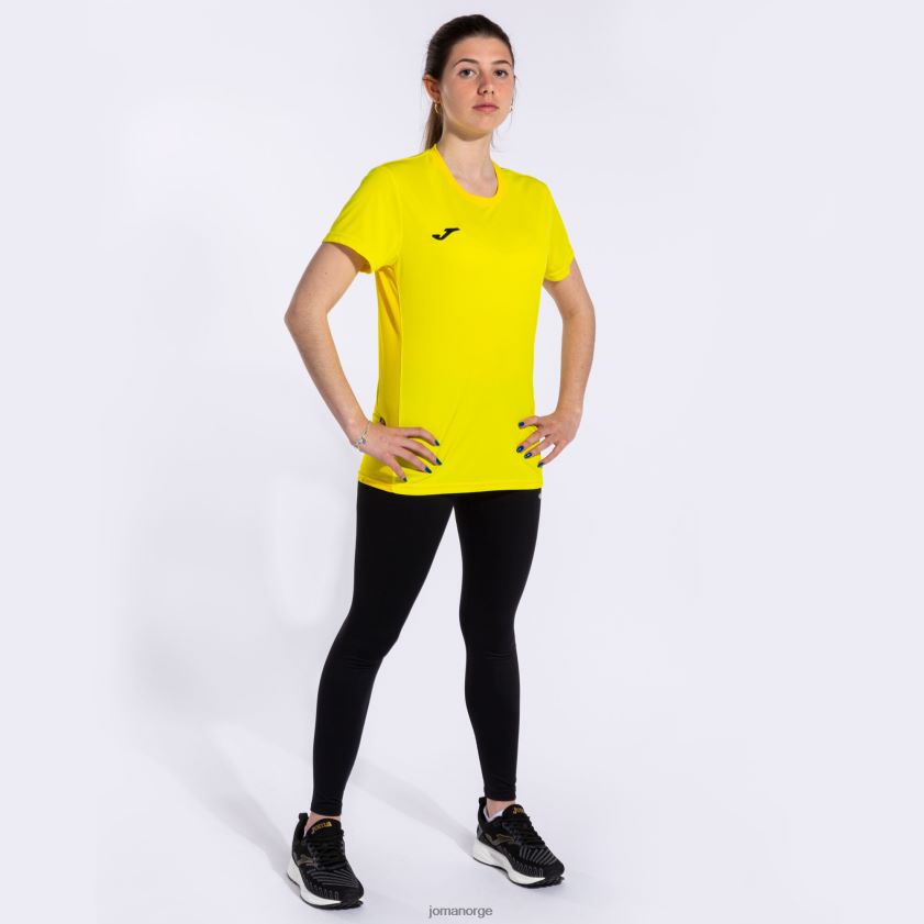 nei Joma skjorte kortermet vinner ii gul FBD0T03997 kvinner